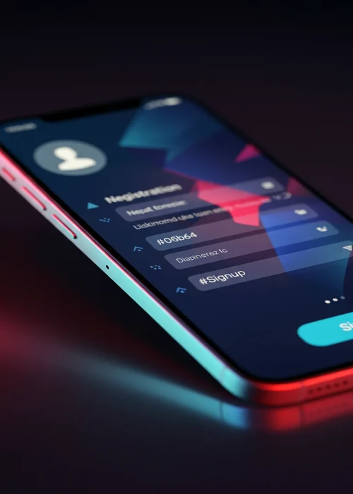 Red Dog Casino registration form interface for new players